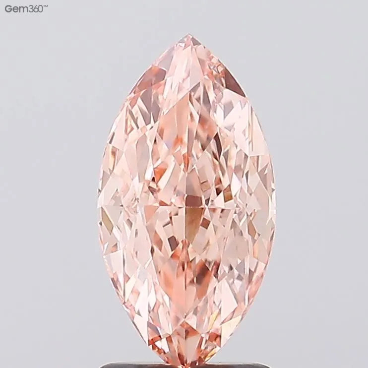 2.06ct Marquise Lab Grown Diamond (Colour Fancy Intense Pink, Clarity VVS2, IGI Certified)