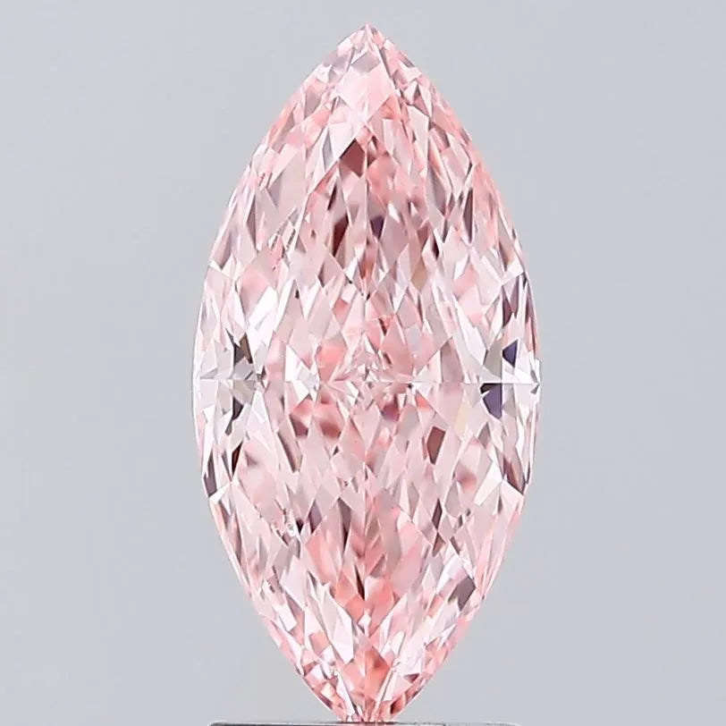 2.06ct Marquise Lab Grown Diamond (Colour Fancy Vivid Pink, Clarity VVS2, IGI Certified)