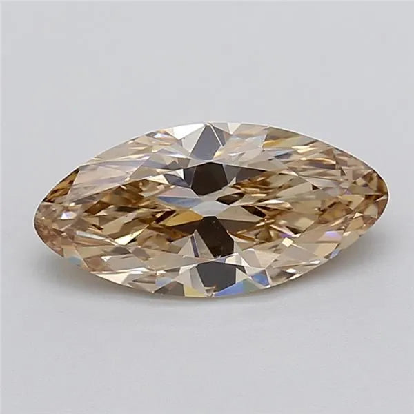 2.06ct Marquise Lab Grown Diamond (Colour Light Brown, Clarity VVS2, IGI Certified)