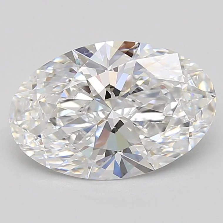 2.06ct Oval Lab Grown Diamond (Colour D, Clarity IF, GIA Certified)