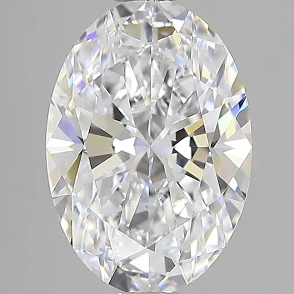 2.06ct Oval Lab Grown Diamond (Colour D, Clarity IF, IGI Certified)