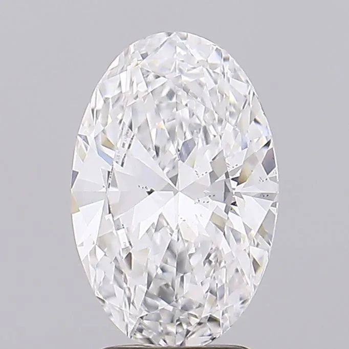 2.06ct Oval Lab Grown Diamond (Colour D, Clarity VS2, IGI Certified)