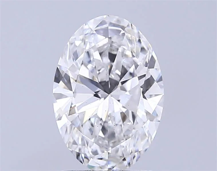 2.06ct Oval Lab Grown Diamond (Colour E, Clarity SI1, IGI Certified)