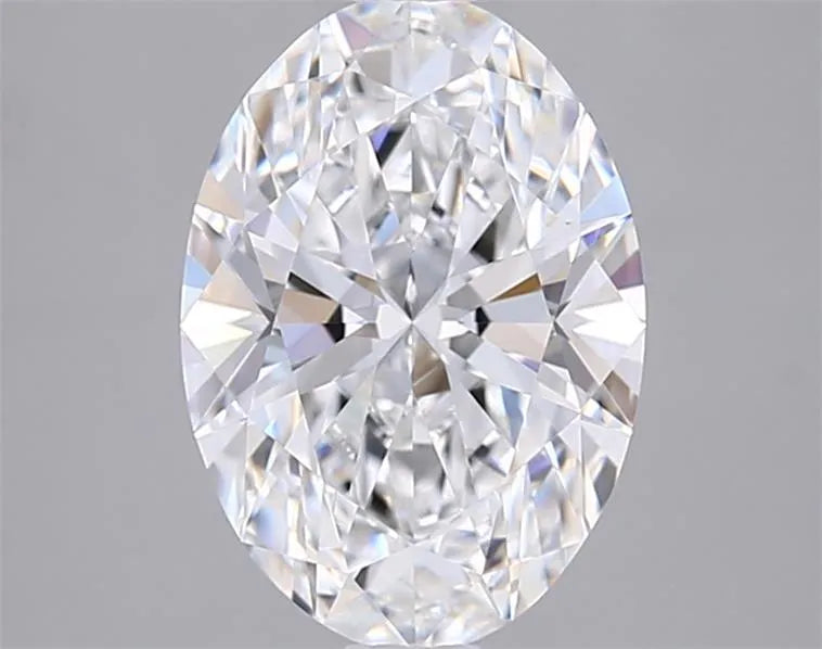 2.06ct Oval Lab Grown Diamond (Colour E, Clarity VVS1, IGI Certified)
