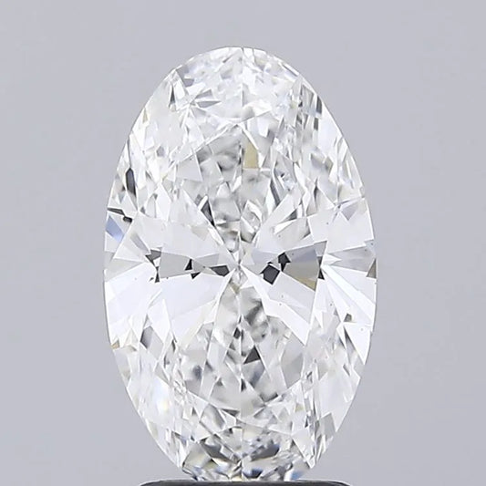 2.06ct Oval Lab Grown Diamond (Colour E, Clarity VVS2, IGI Certified)