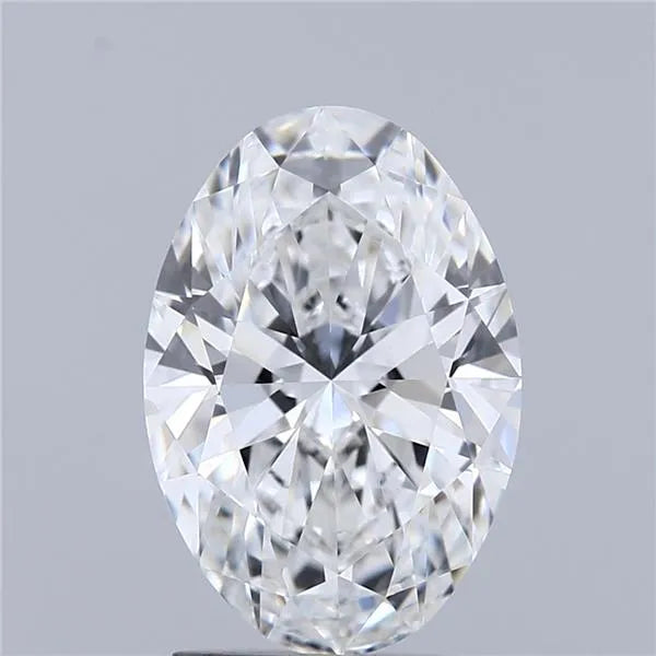 2.06ct Oval Lab Grown Diamond (Colour E, Clarity VVS2, IGI Certified)