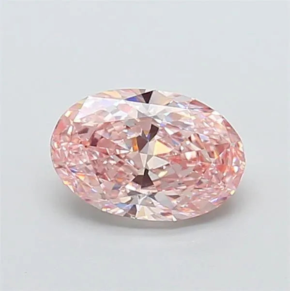 2.06ct Oval Lab Grown Diamond (Colour Fancy Intense Pink, Clarity VS2, IGI Certified)