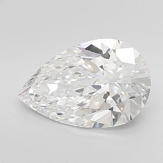 2.06ct Pear Lab Grown Diamond (Colour D, Clarity VS2, IGI Certified)
