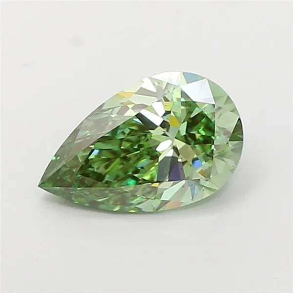 2.06ct Pear Lab Grown Diamond (Colour Fancy Vivid Green, Clarity VS2, IGI Certified)