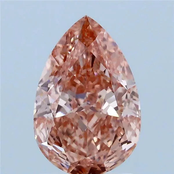 2.06ct Pear Lab Grown Diamond (Colour Fancy Vivid Pink, Clarity VVS2, IGI Certified)
