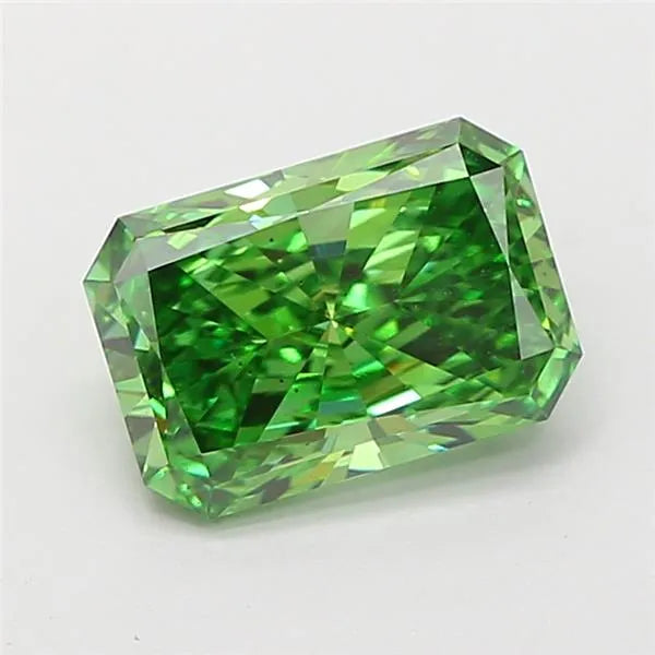 2.06ct Radiant Lab Grown Diamond (Colour Fancy Vivid Green, Clarity VS2, IGI Certified)