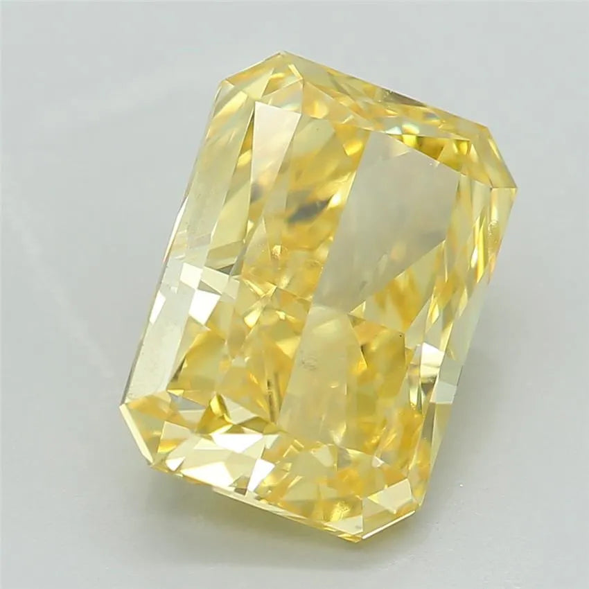 2.06ct Radiant Lab Grown Diamond (Colour Fancy Vivid Yellow, Clarity VS1, IGI Certified)