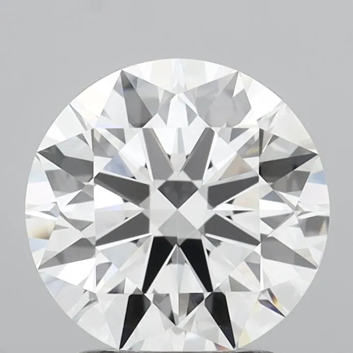 2.06ct Round Lab Grown Diamond (Colour D, Clarity FL, Cut ID, IGI Certified)