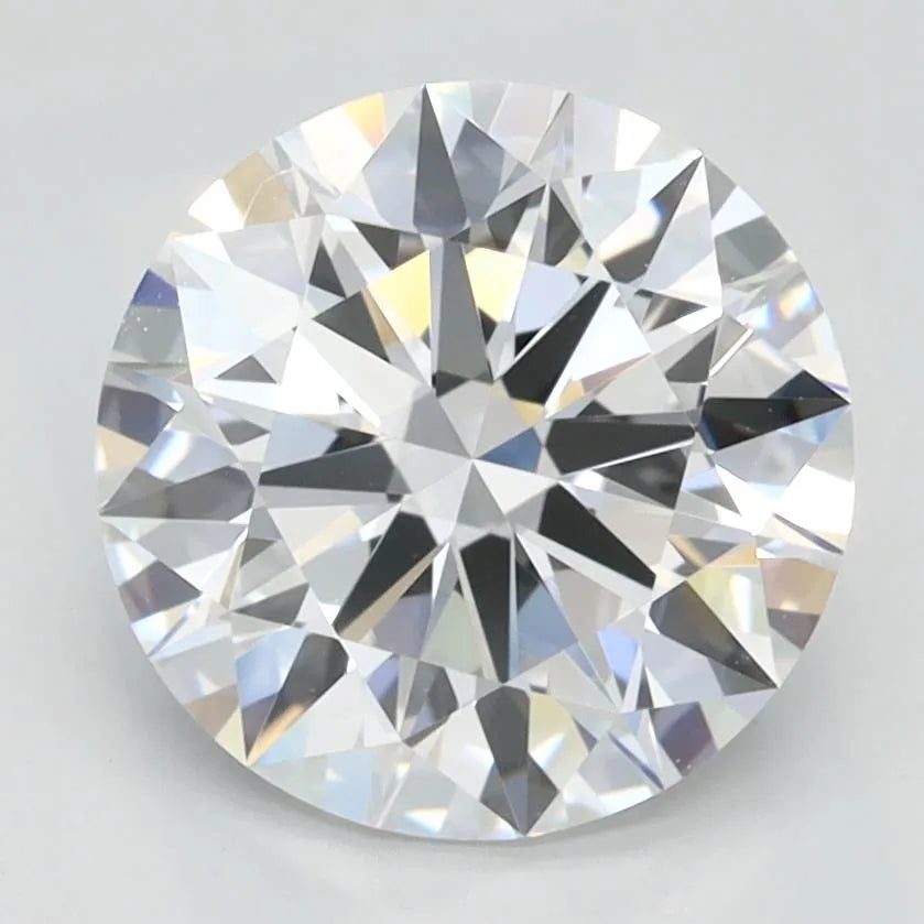 2.06ct Round Lab Grown Diamond (Colour D, Clarity IF, Cut ID, IGI Certified)