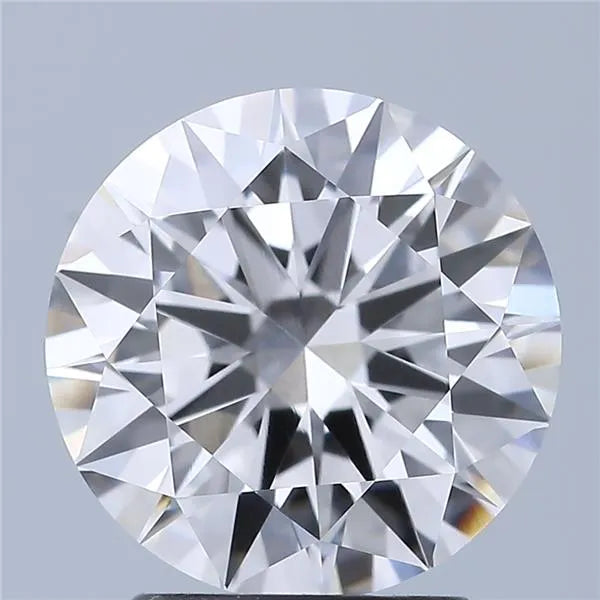 2.06ct Round Lab Grown Diamond (Colour E, Clarity VVS1, Cut EX, IGI Certified)