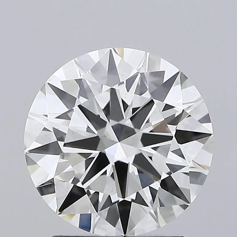 2.06ct Round Lab Grown Diamond (Colour H, Clarity VS1, Cut EX, IGI Certified)