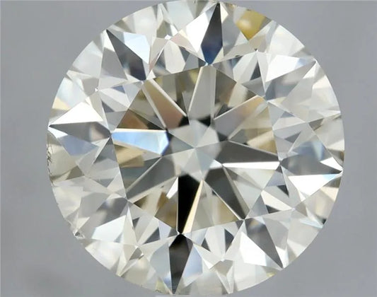 2.06ct Round Natural Diamond (Colour L, Clarity SI1, Cut EX, IGI Certified)
