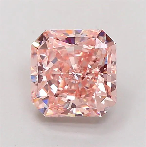 2.06ct Square radiant Lab Grown Diamond (Colour Fancy Intense Pink, Clarity VS1, IGI Certified)