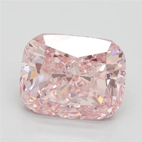 2.07ct Cushion brilliant Lab Grown Diamond (Colour Fancy Intense Pink, Clarity VS1, IGI Certified)