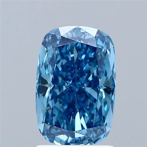 2.07ct Cushion modified Lab Grown Diamond (Colour Fancy Vivid Blue, Clarity VS2, IGI Certified)