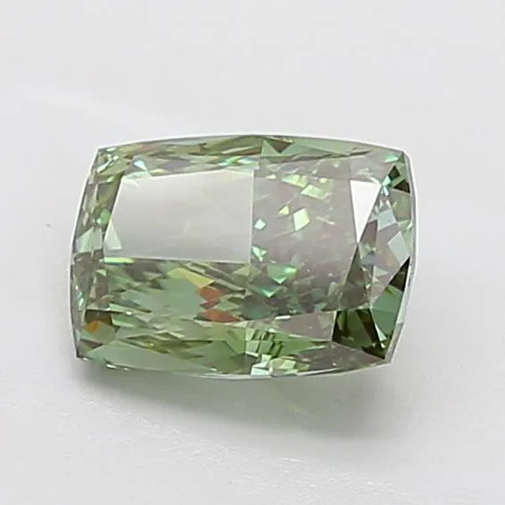 2.07ct Cushion modified Lab Grown Diamond (Colour Fancy Vivid Green, Clarity VVS2, IGI Certified)