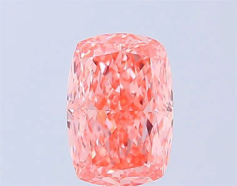 2.07ct Cushion modified Lab Grown Diamond (Colour Fancy Vivid Pink, Clarity VS1, IGI Certified)