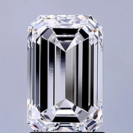 2.07ct Emerald Lab Grown Diamond (Colour D, Clarity IF, IGI Certified)