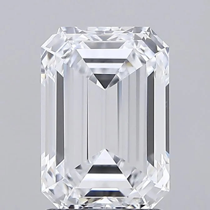 2.07ct Emerald Lab Grown Diamond (Colour E, Clarity IF, IGI Certified)