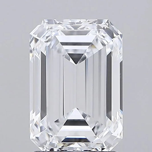 2.07ct Emerald Lab Grown Diamond (Colour E, Clarity IF, IGI Certified)