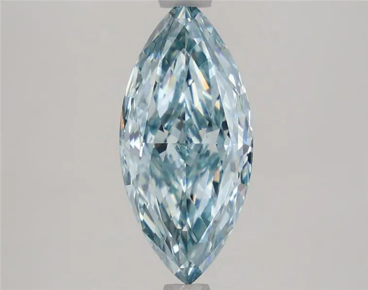 2.07ct Marquise Lab Grown Diamond (Colour Fancy Intense Blue, Clarity VVS2, IGI Certified)