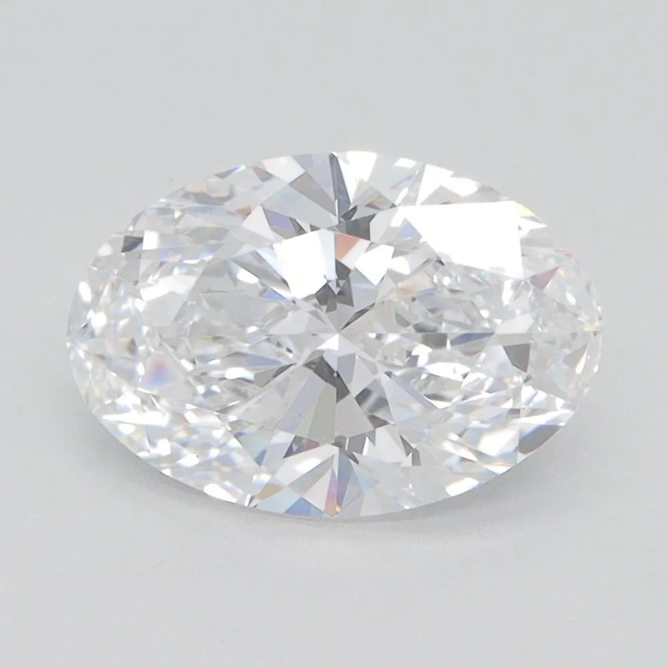 2.07ct Oval Lab Grown Diamond (Colour D, Clarity VVS1, GIA Certified)