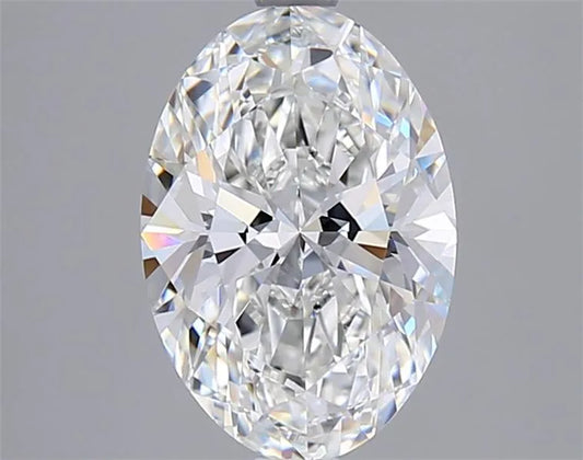 2.07ct Oval Lab Grown Diamond (Colour F, Clarity VVS2, IGI Certified)