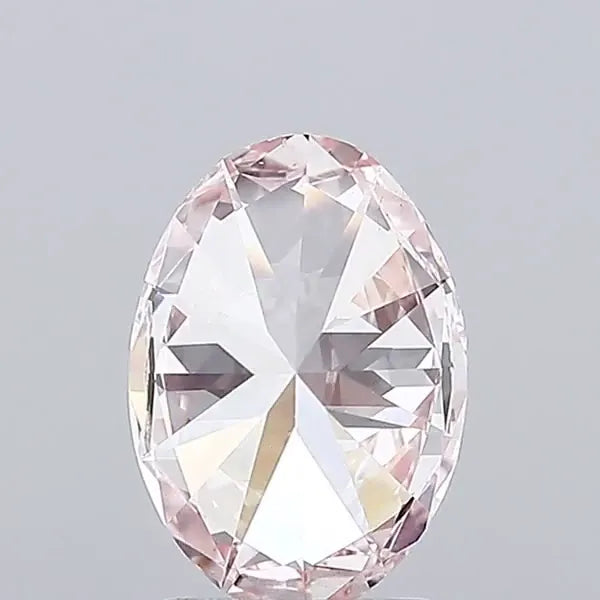 2.07ct Oval Lab Grown Diamond (Colour Fancy Vivid Pink, Clarity VS2, IGI Certified)