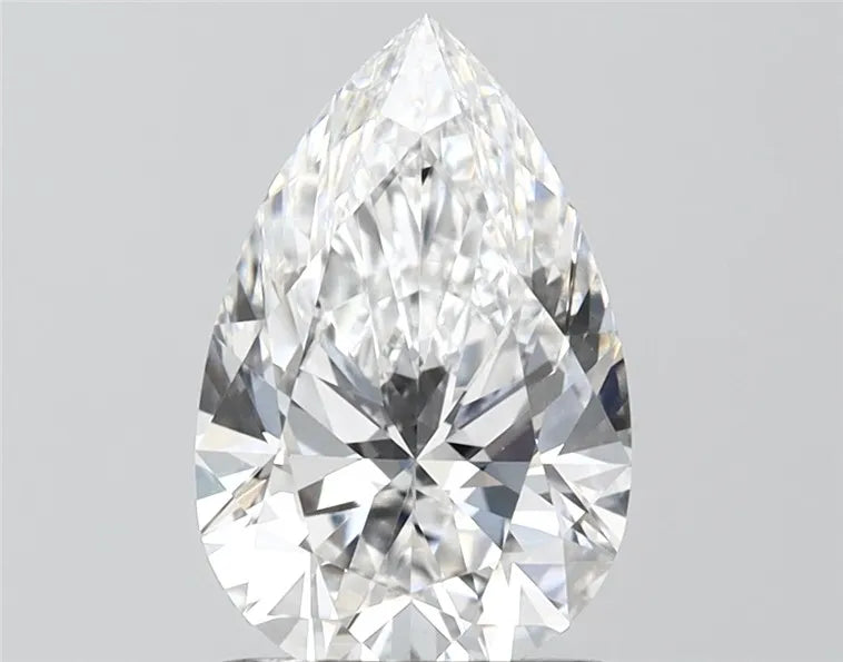 2.07ct Pear Lab Grown Diamond (Colour E, Clarity VVS2, IGI Certified)