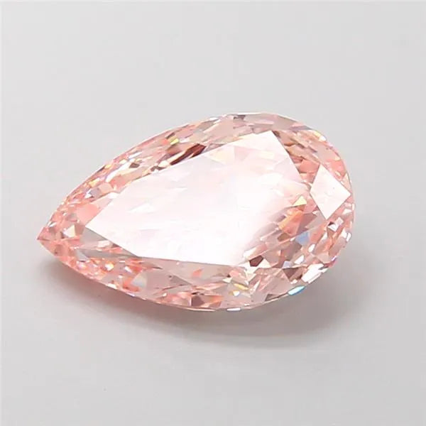 2.07ct Pear Lab Grown Diamond (Colour Fancy Intense Pink, Clarity VS1, IGI Certified)