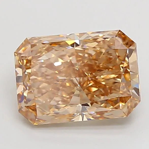 2.07ct Radiant Lab Grown Diamond (Colour Fancy Brown, Clarity VS1, IGI Certified)
