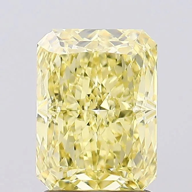 2.07ct Radiant Lab Grown Diamond (Colour Fancy Intense Yellow, Clarity VS1, IGI Certified)