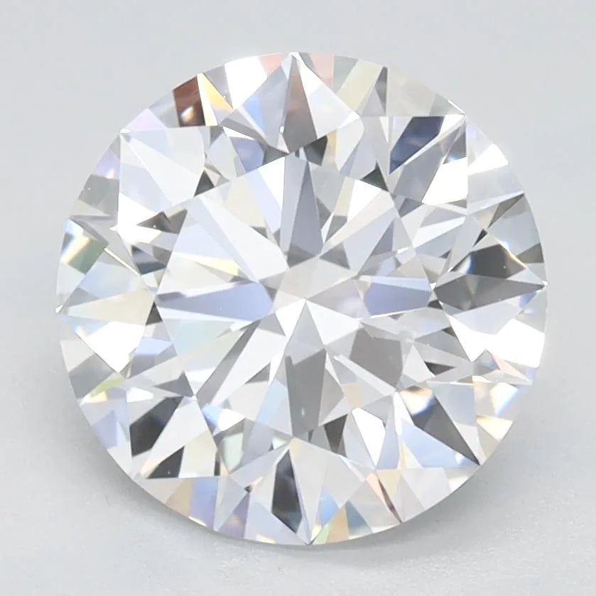 2.07ct Round Lab Grown Diamond (Colour D, Clarity VVS1, Cut ID, IGI Certified)