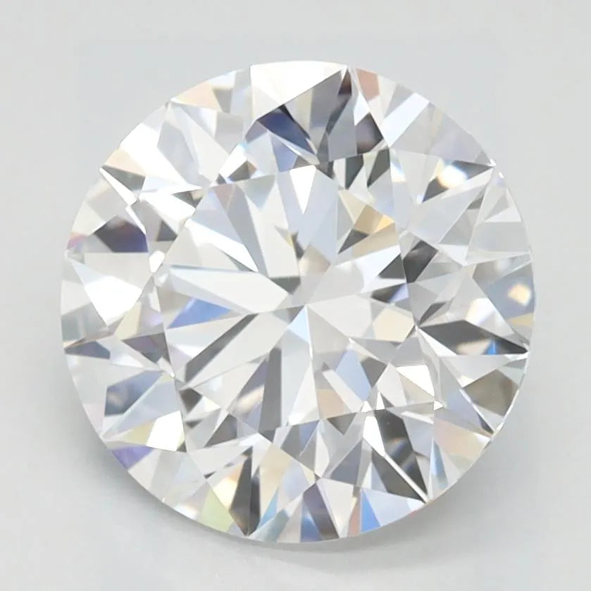 2.07ct Round Lab Grown Diamond (Colour D, Clarity VVS1, Cut ID, IGI Certified)