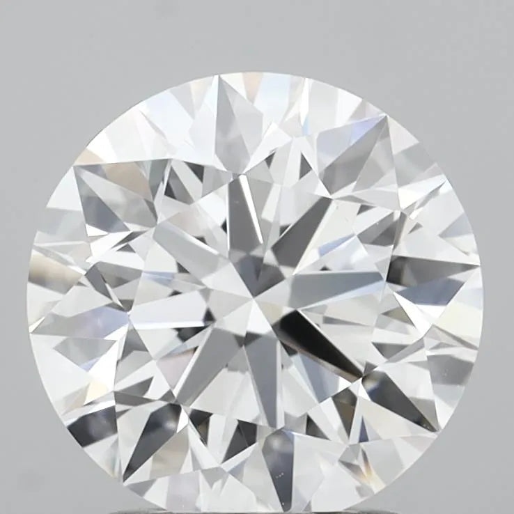 2.07ct Round Lab Grown Diamond (Colour D, Clarity VVS2, Cut ID, IGI Certified)