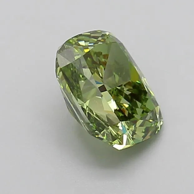 2.08ct Cushion modified Lab Grown Diamond (Colour Fancy Vivid Green, Clarity VVS2, IGI Certified)