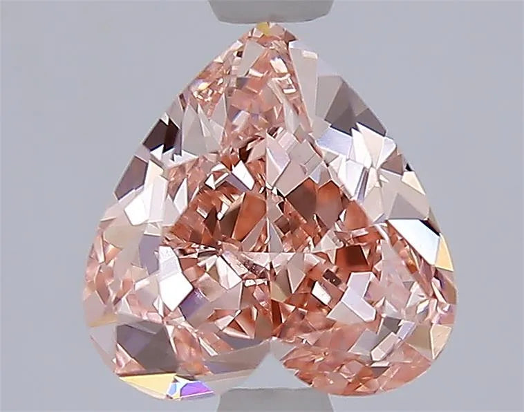 2.08ct Heart Lab Grown Diamond (Colour Fancy Intense Pink, Clarity VVS2, IGI Certified)