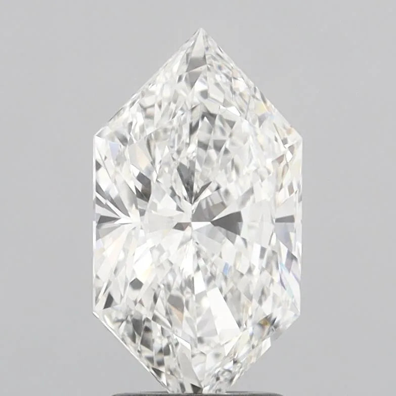 2.08ct Hexagonal Lab Grown Diamond (Colour E, Clarity VVS2, IGI Certified)