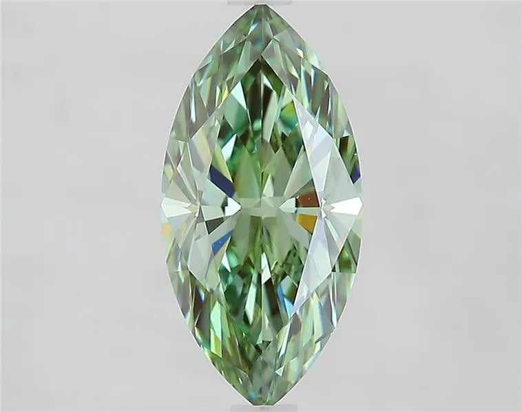 2.08ct Marquise Lab Grown Diamond (Colour Fancy Vivid Green, Clarity VVS2, IGI Certified)