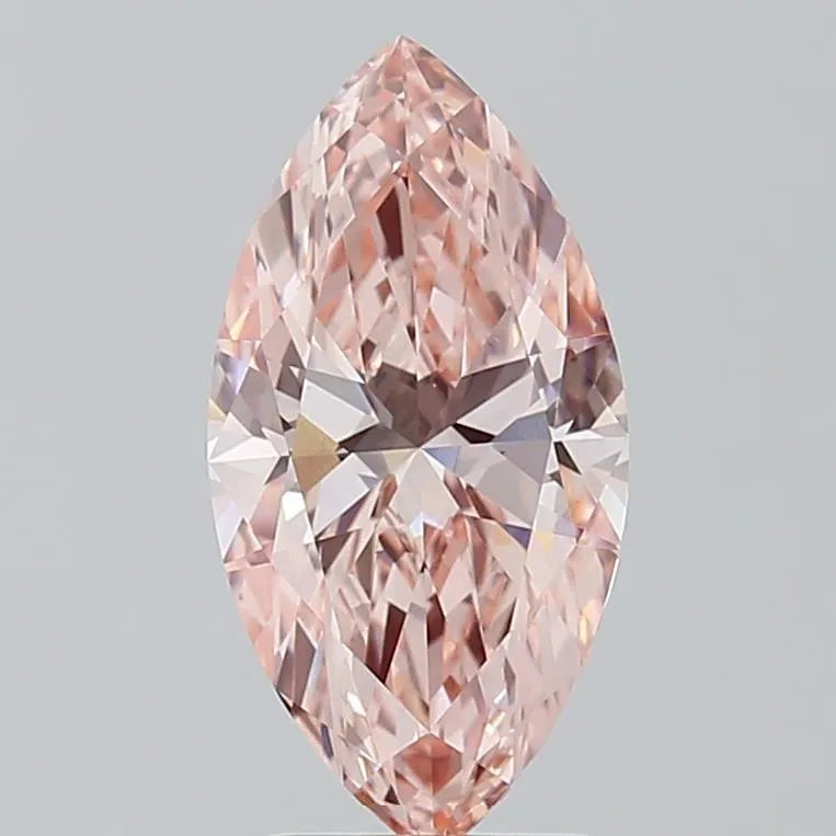2.08ct Marquise Lab Grown Diamond (Colour Fancy Vivid Pink, Clarity VVS2, IGI Certified)