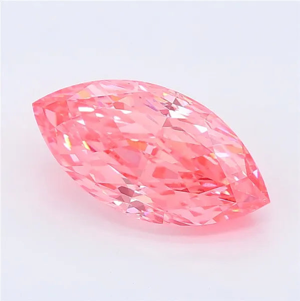 2.08ct Marquise Lab Grown Diamond (Colour Fancy Vivid Pink, Clarity VVS2, IGI Certified)
