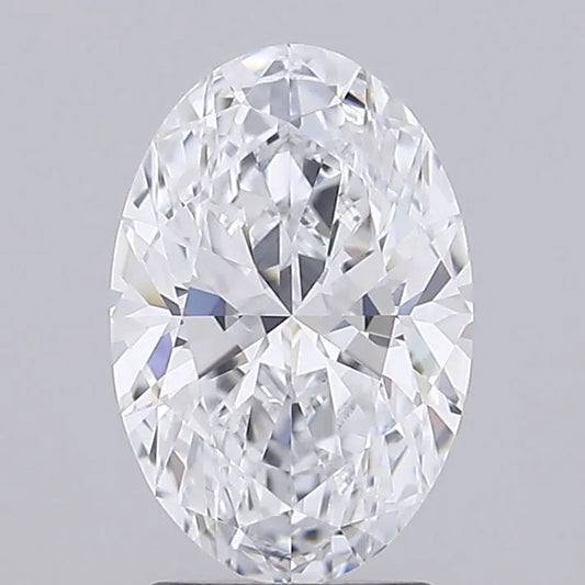 2.08ct Oval Lab Grown Diamond (Colour D, Clarity IF, Cut EX, GIA Certified)