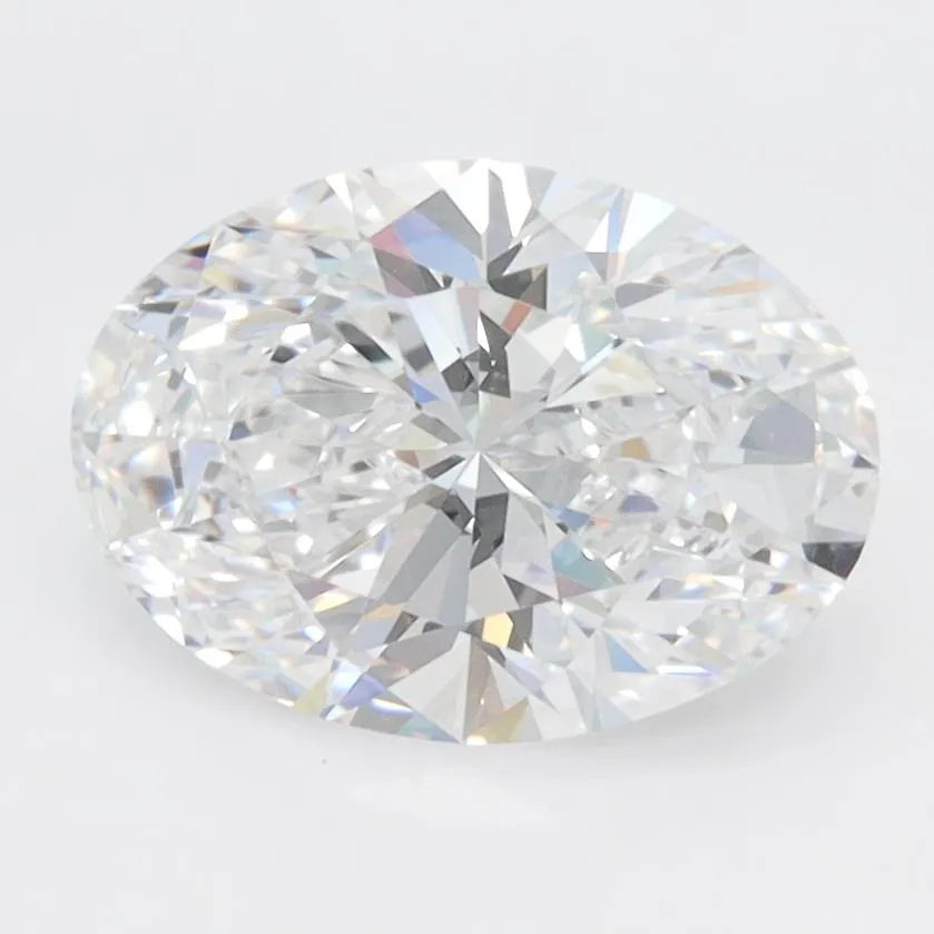 2.08ct Oval Lab Grown Diamond (Colour D, Clarity VVS1, IGI Certified)