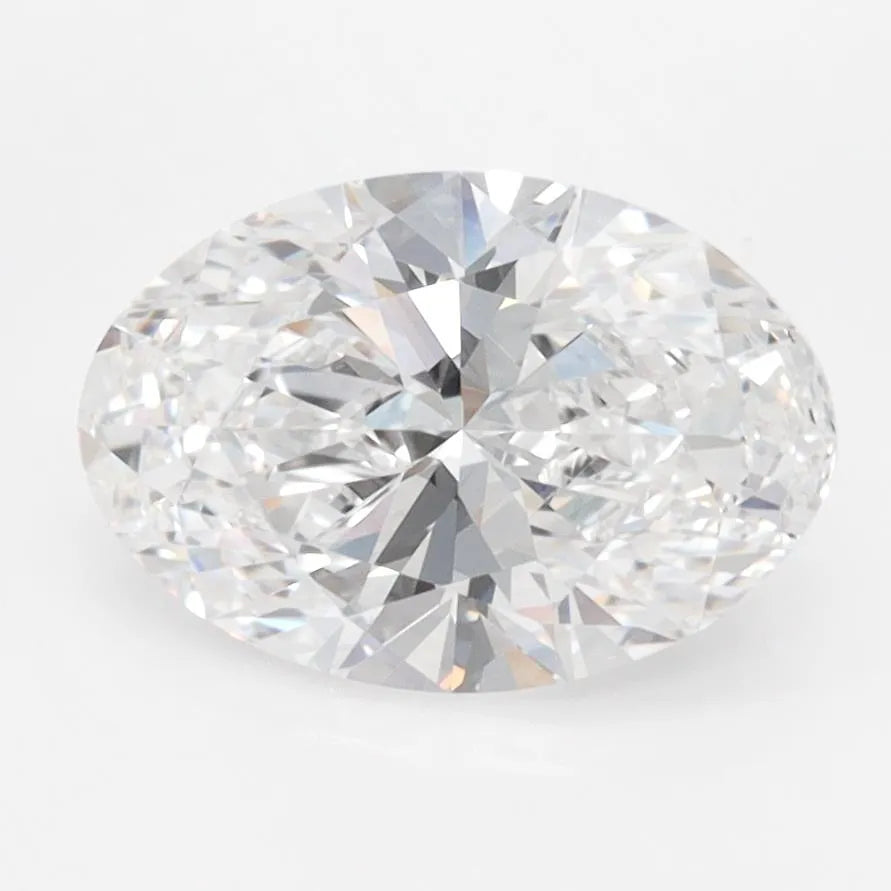 2.08ct Oval Lab Grown Diamond (Colour D, Clarity VVS1, IGI Certified)