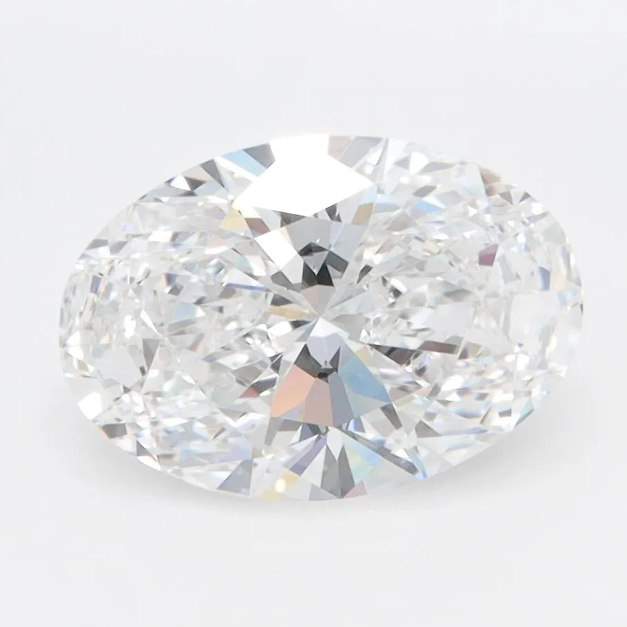 2.08ct Oval Lab Grown Diamond (Colour D, Clarity VVS1, IGI Certified)